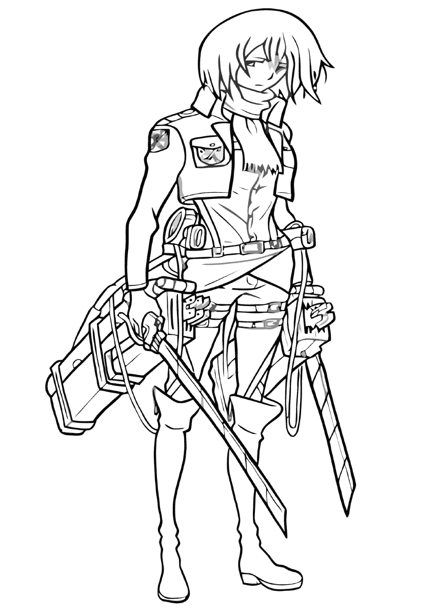 Attack on titan coloring pages coloring pages to download and print