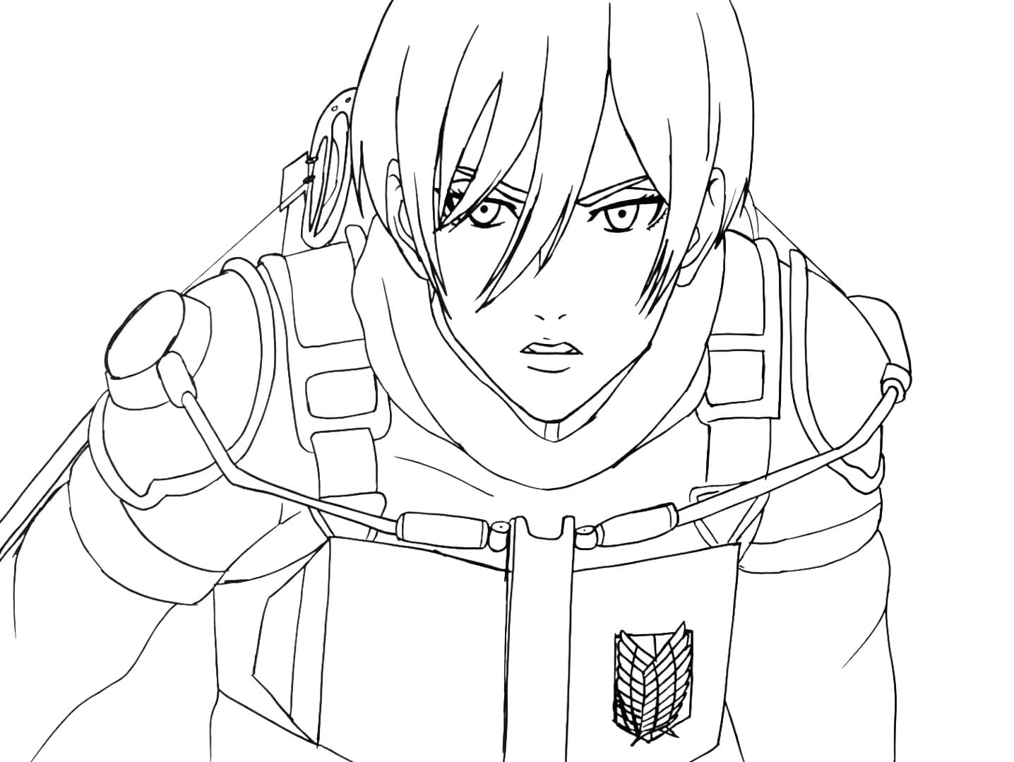 Attack on titan coloring pages