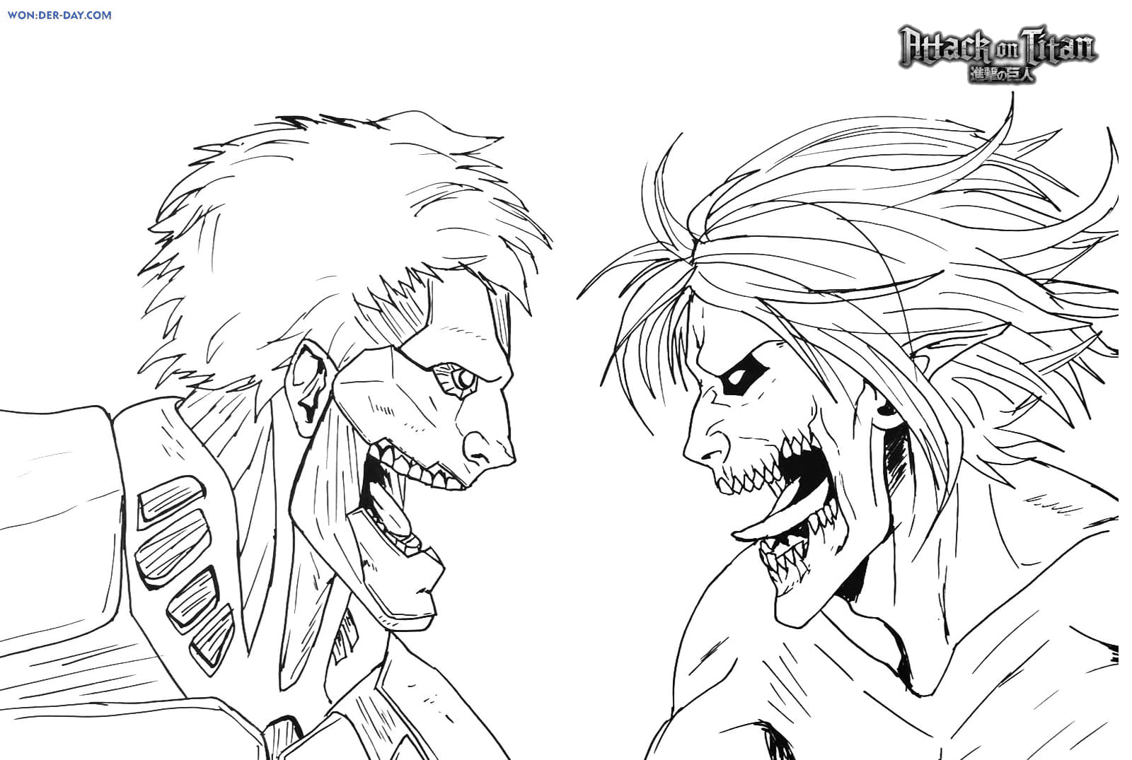 Aot coloring pages