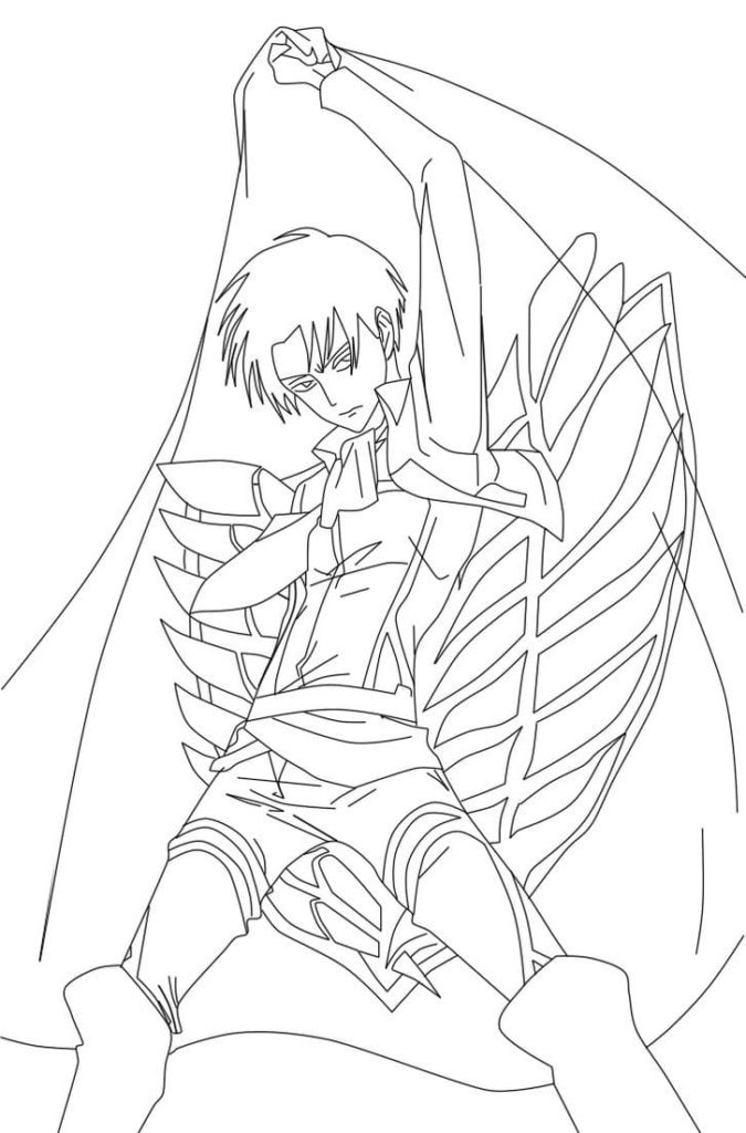 Attack on titan coloring pages