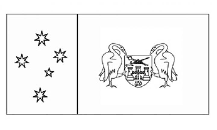 Stralia day kids craft state flag of stralian capital territory printable