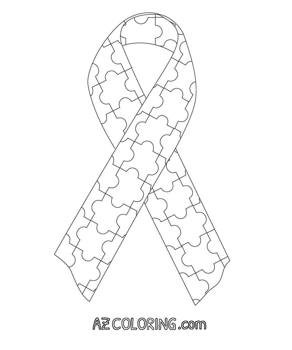 Autism awareness coloring pages printable for free download