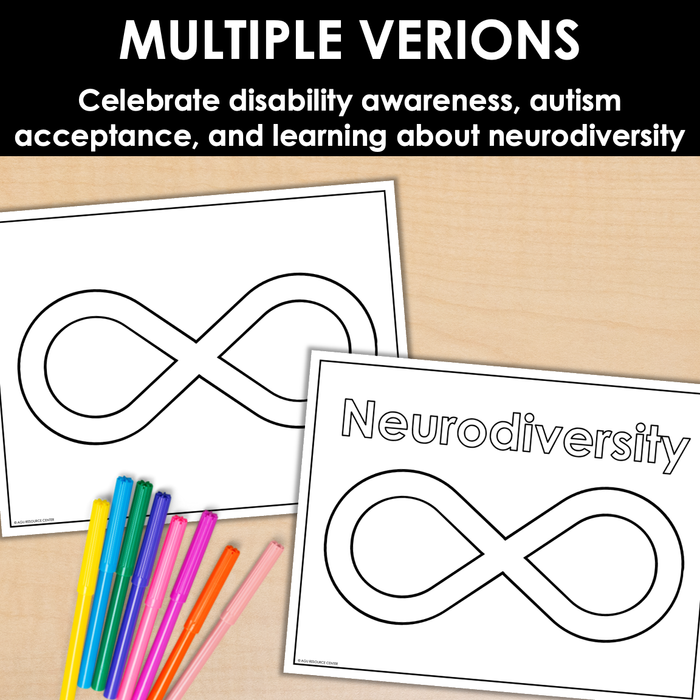 Free neurodiversity autism acceptance coloring pages â autism grown up