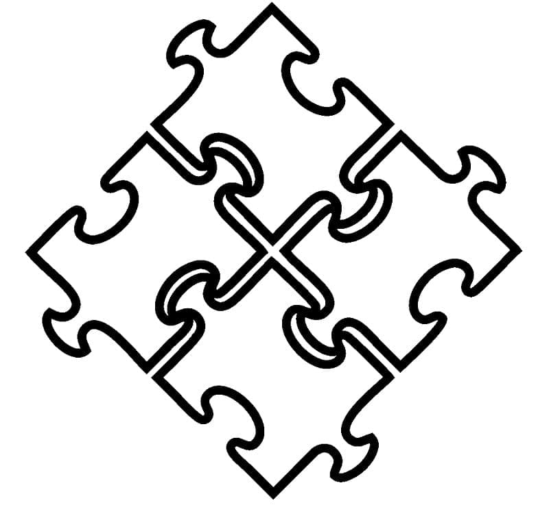 Autism awareness for children coloring page