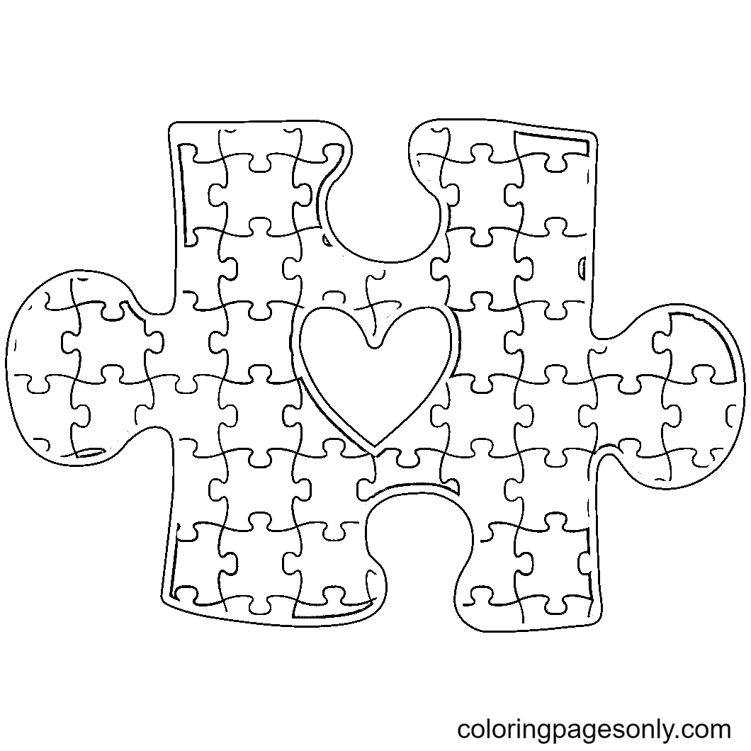 Autism awareness coloring pages printable for free download