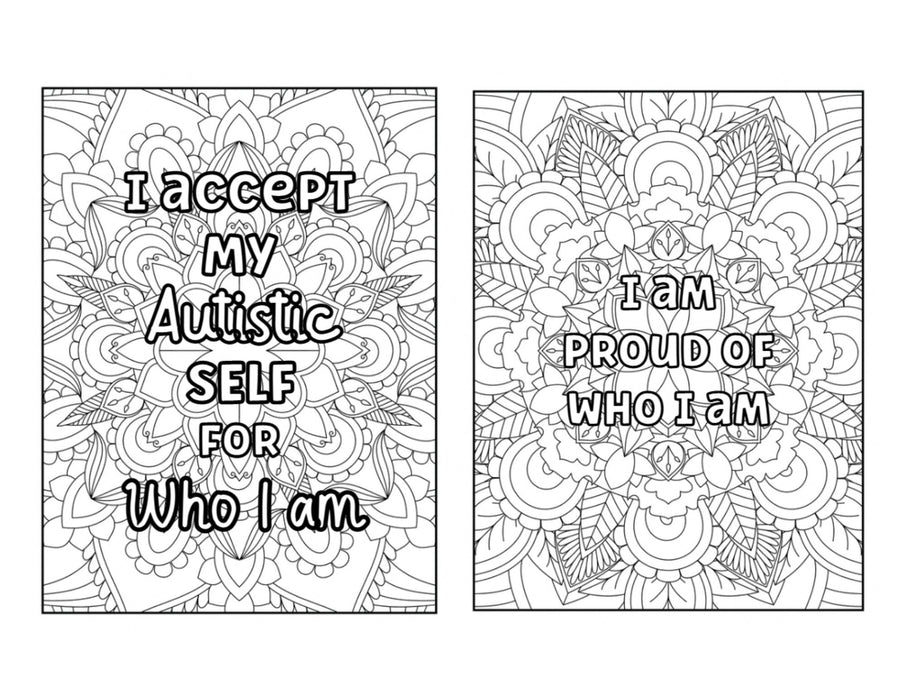 Awesomely autistic printable coloring bookâ the autistic innovator