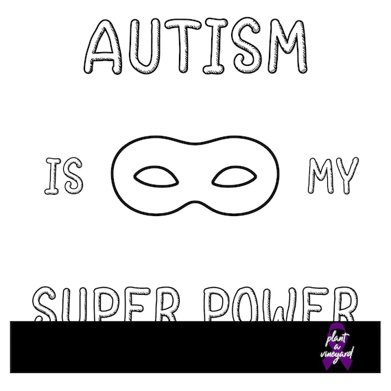 Autism awareness coloring book page homeschool curriculum printable coloring page preschool pre