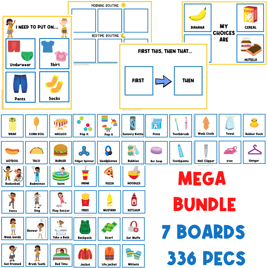 First then autism choice board pecs pictures made by teachers