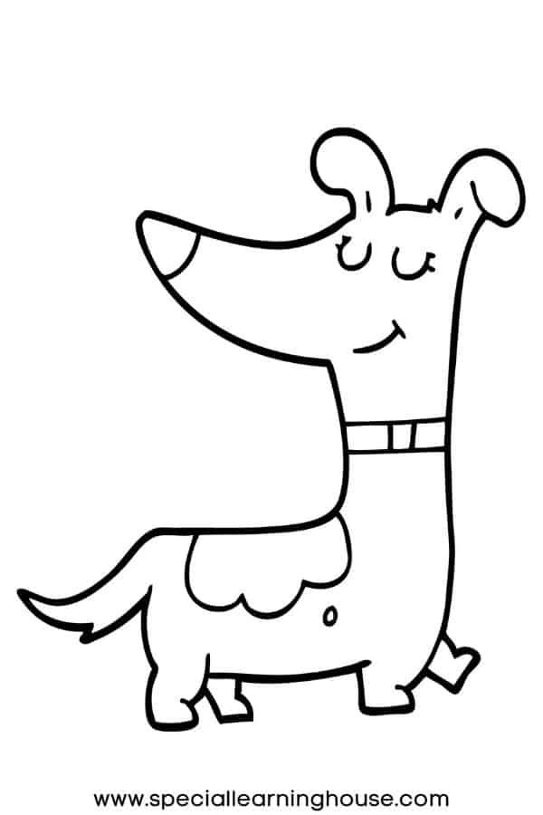 Free printable dog coloring pages