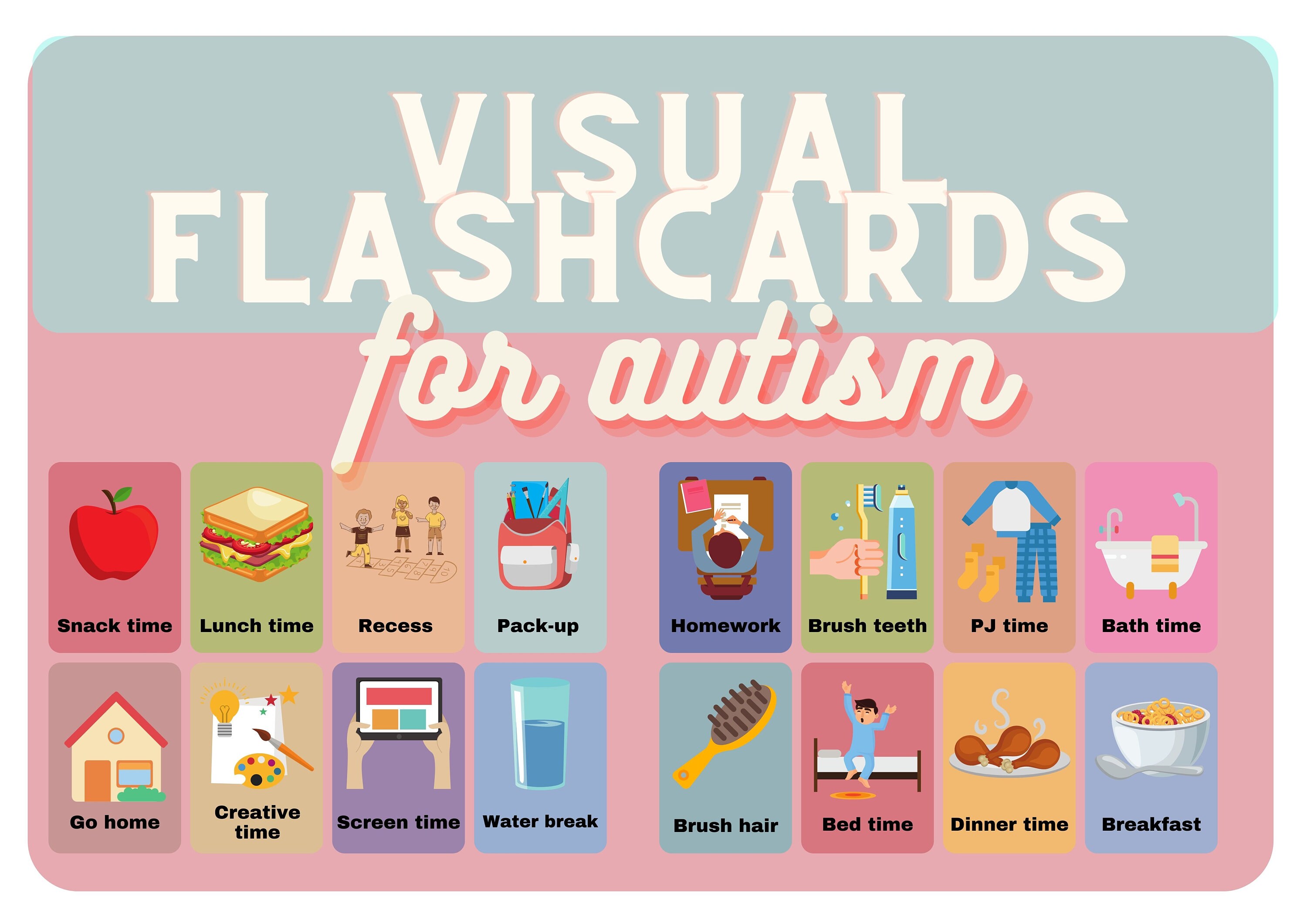 Autism flashcards