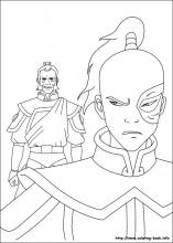 Avatar the last airbender coloring pages on coloring