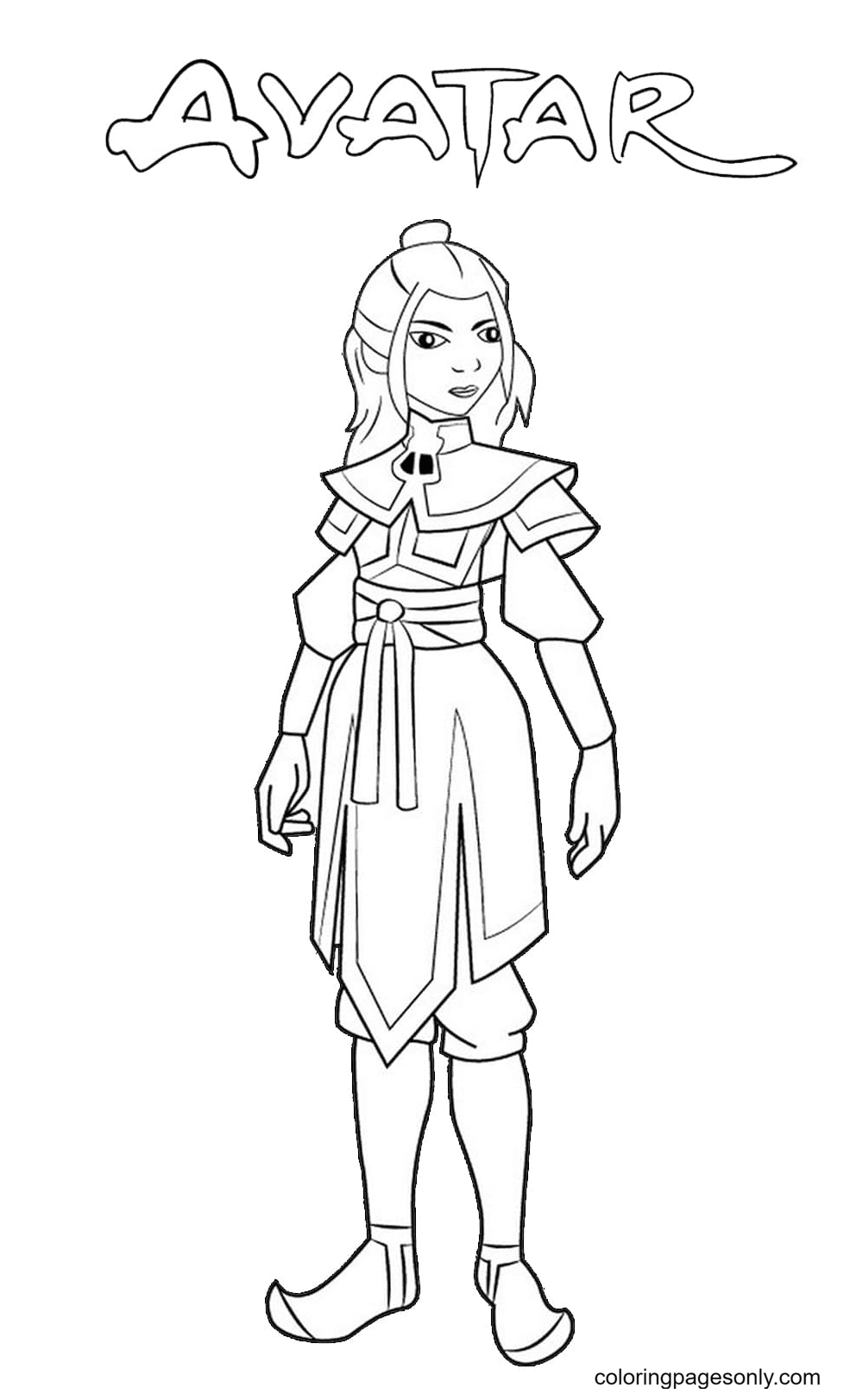 Avatar coloring pages printable for free download