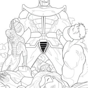 Avengers coloring pages printable for free download