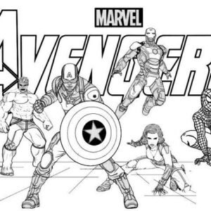 Avengers coloring pages printable for free download