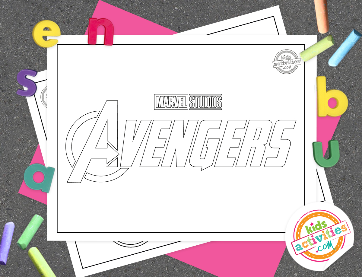 Free printable avengers coloring pages
