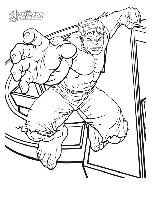 Printable avengers coloring pages