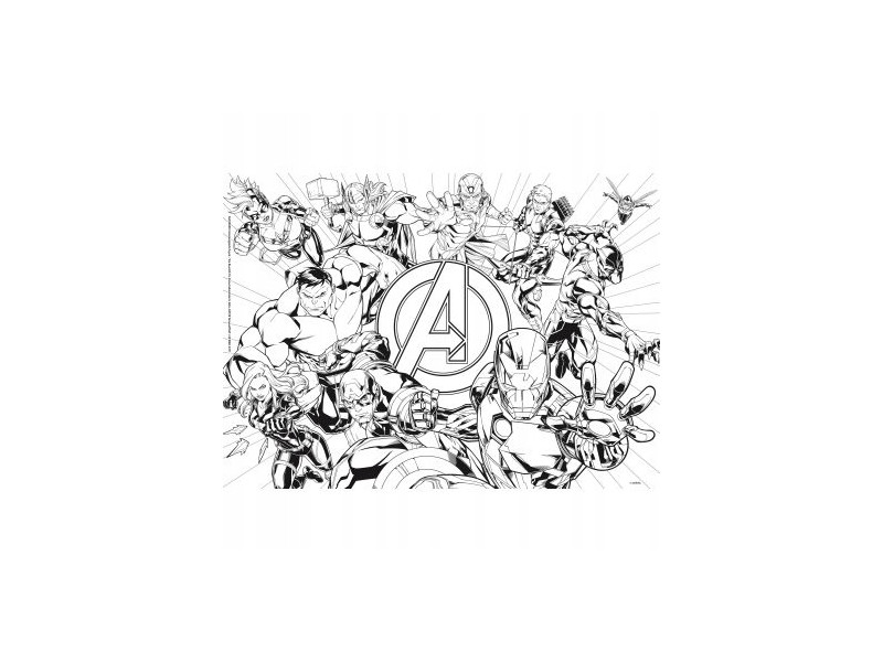 Lisciani puzzle dwustronne marvel avengers el