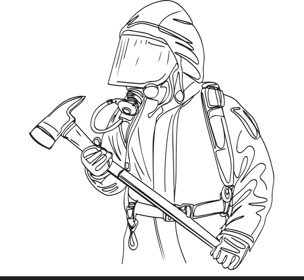 Axe cartoon illustration outline vector images stock photos d objects vectors