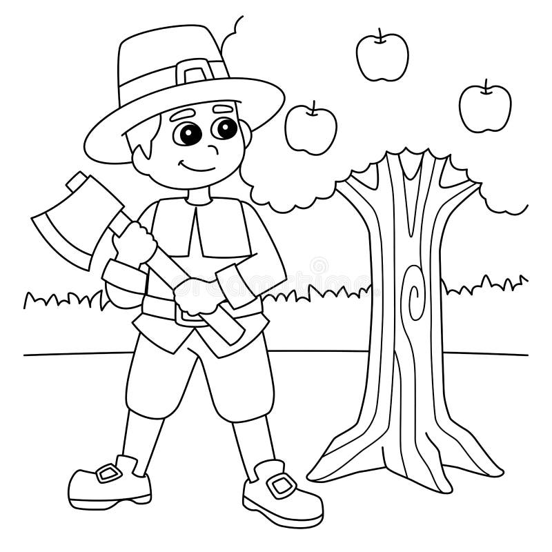 Axe coloring stock illustrations â axe coloring stock illustrations vectors clipart