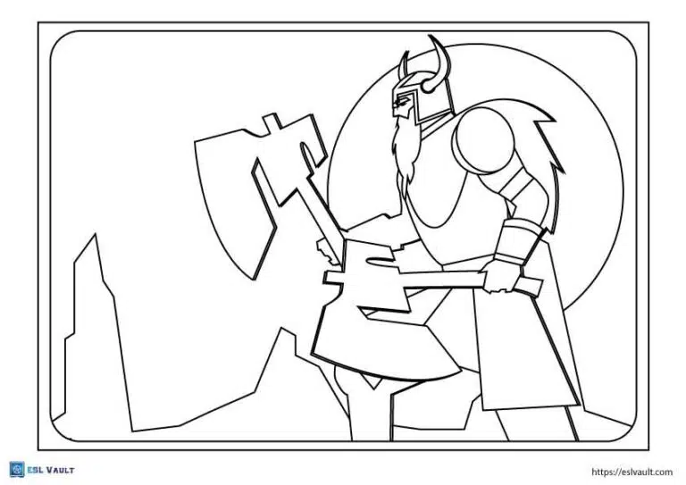 Viking coloring pages