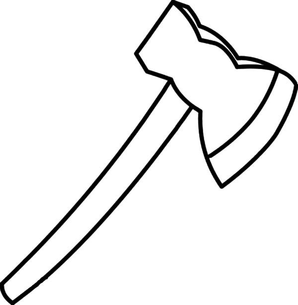 Long handle hatchet coloring pages long handle hatchet coloring