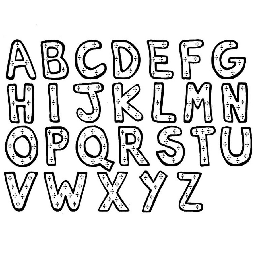 Alphabet dots