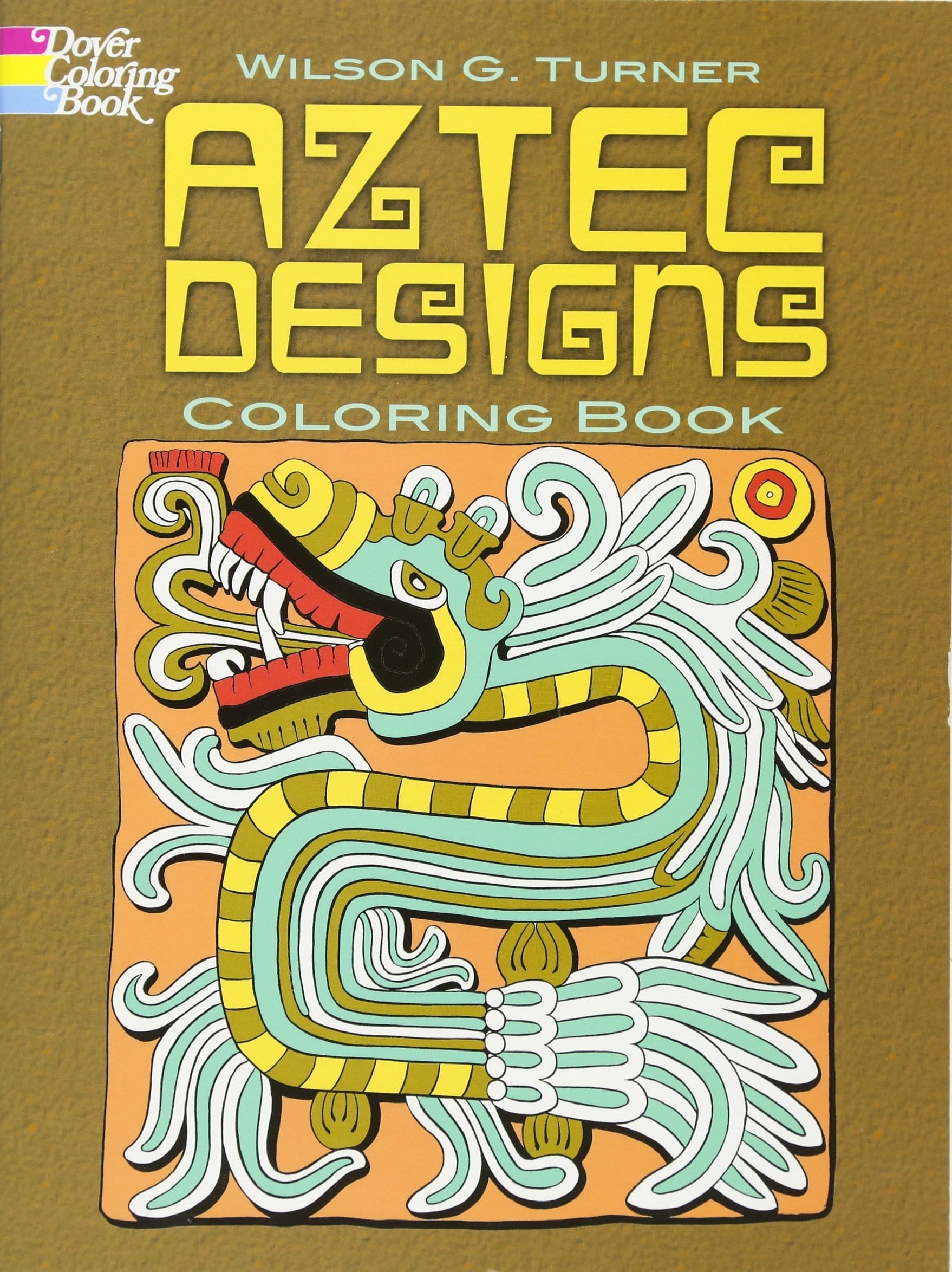 Aztec designs coloring book