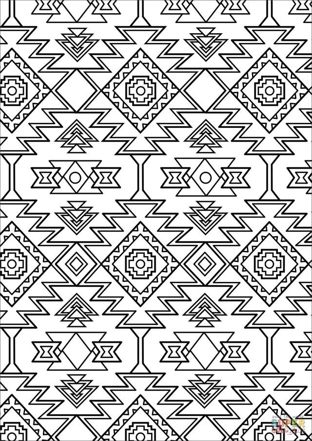 Brilliant picture of pattern coloring pages