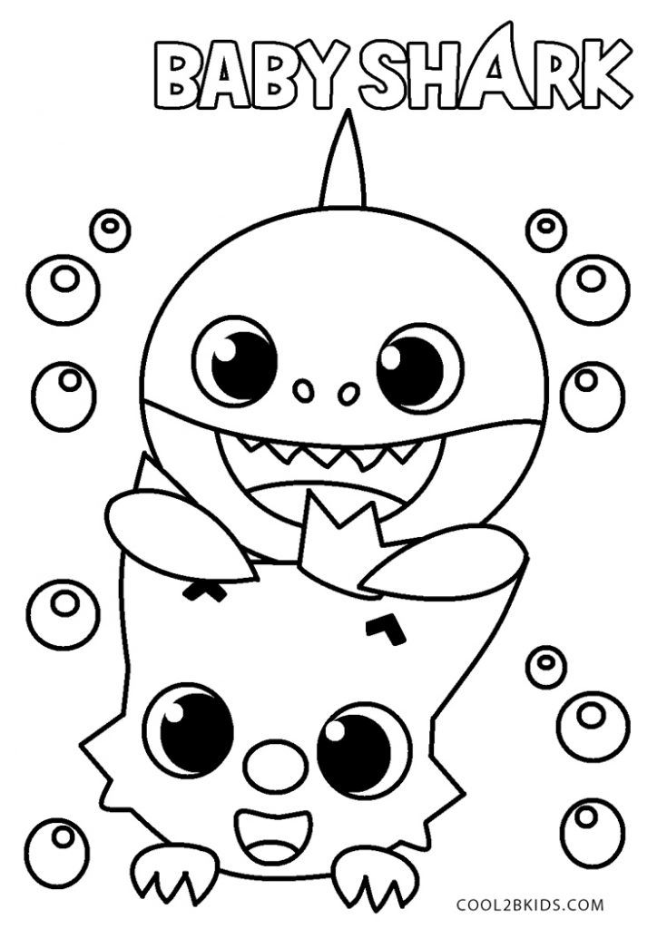 Free printable baby shark coloring pages for kids shark coloring pages puppy coloring pages cute coloring pages