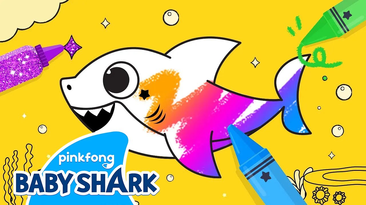 App trailer baby shark coloring book
