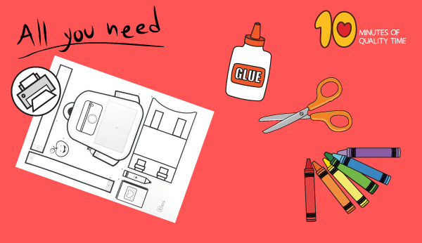 Back to school backpack craft â minutes of quality time