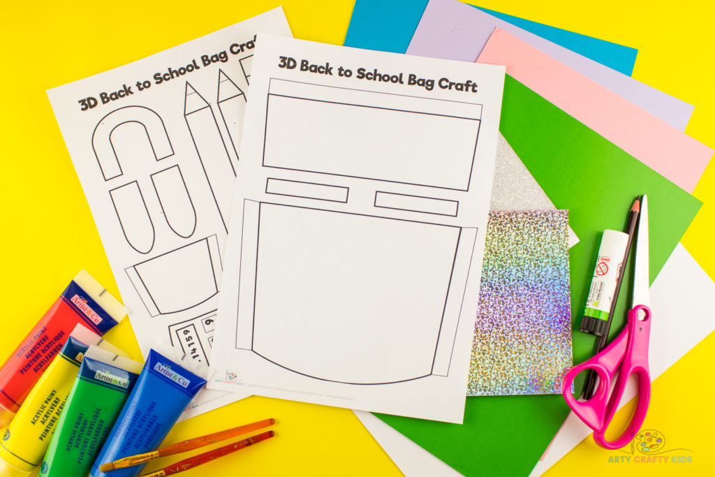 D school backpack craft