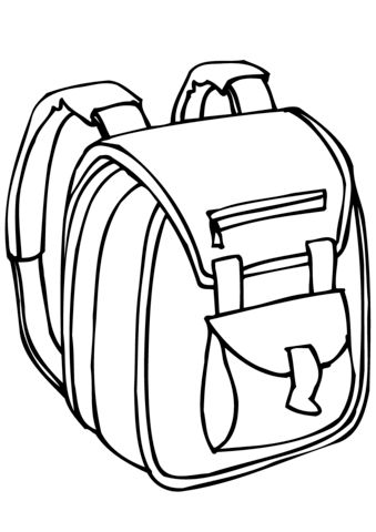 Top coloring pages of school bag images pictures in hd school bags drawing bag bags