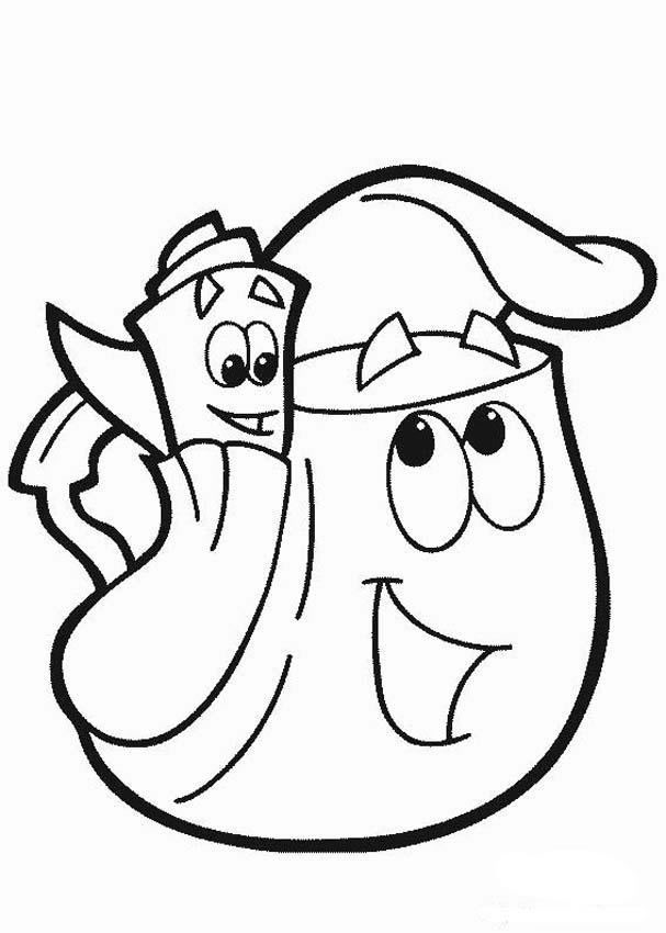 Backpack mochila coloring pages