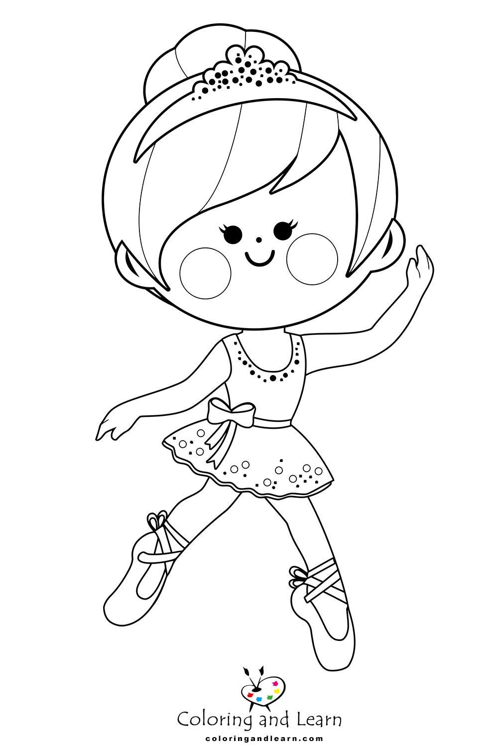 Ballerina coloring pages