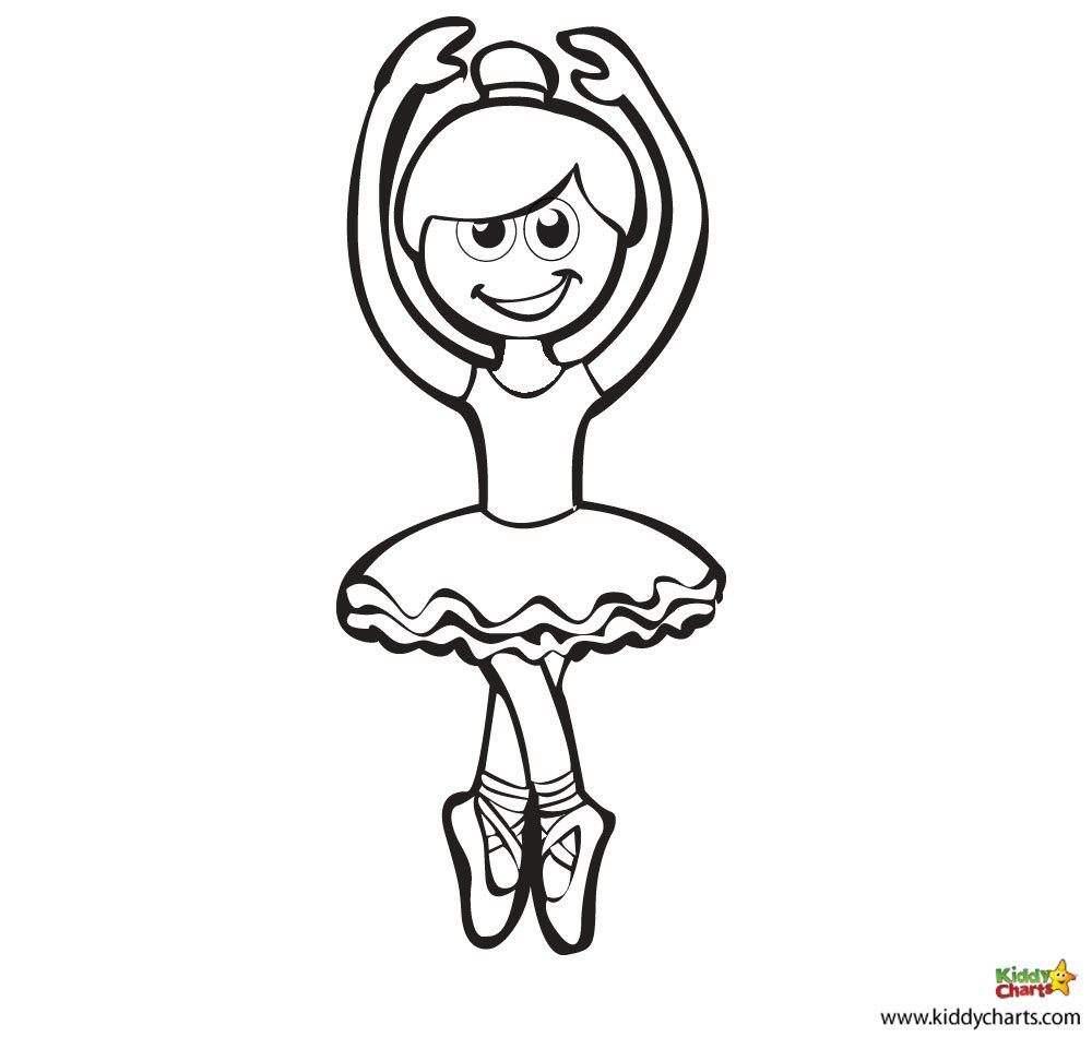 Free ballerina coloring pages give us a twirl