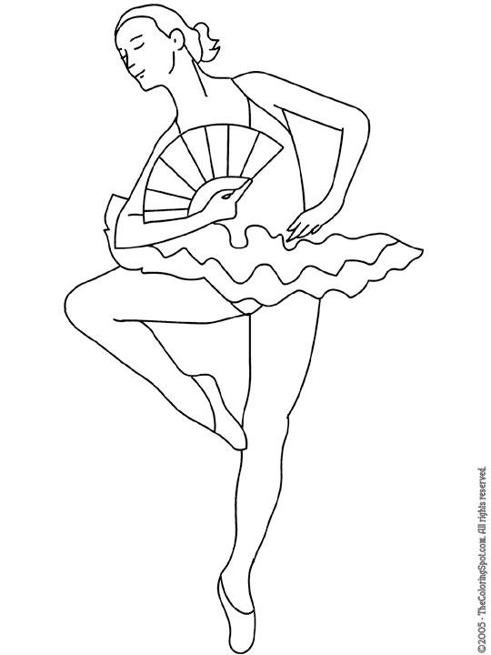 Ballerina coloring page audio stories for kids free coloring pages colouring printables