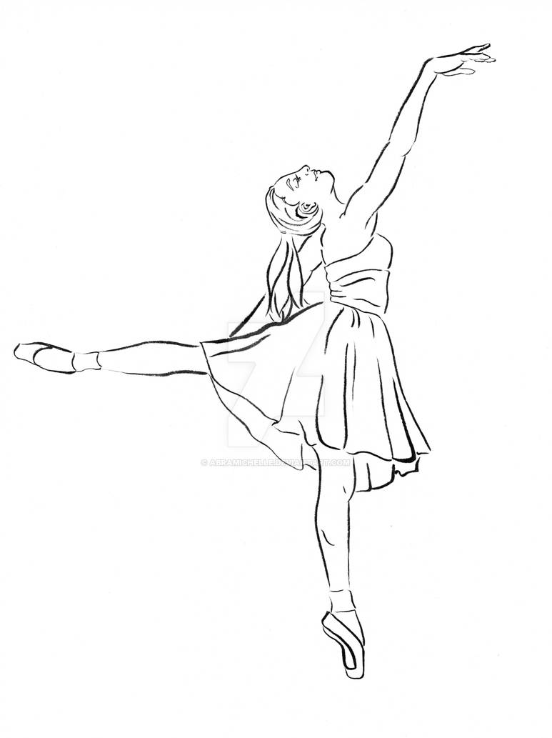 Ballerina coloring book by abramichelle on