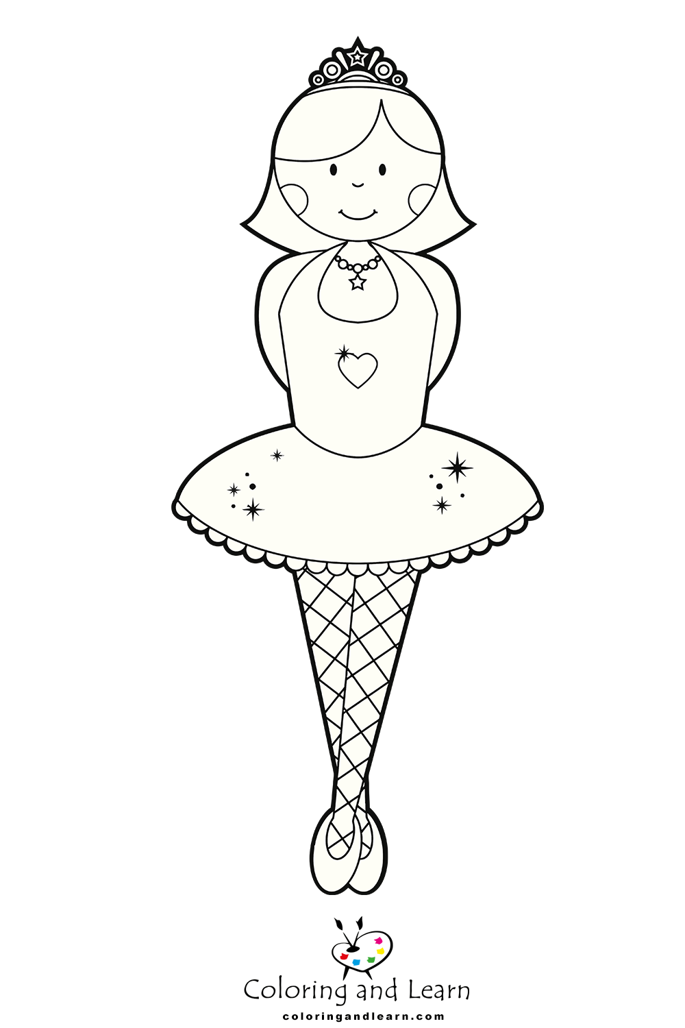 Ballerina coloring pages