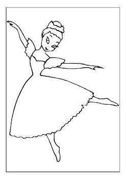 Printable ballerina coloring pages for girls a fun and creative activity p