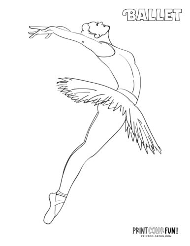 Ballerina coloring pages ballet printables fun facts at