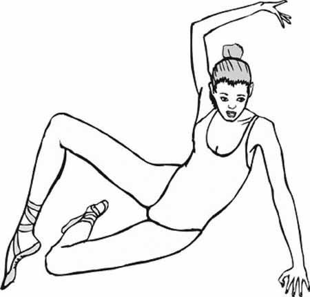 Original ballet coloring pages you are going to color in with style