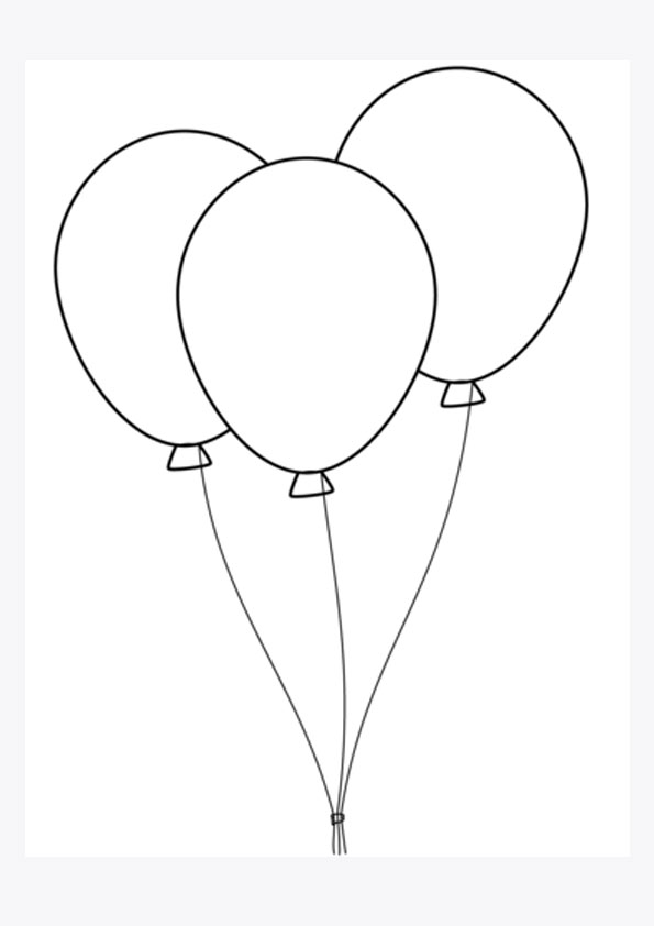 Coloring pages balloon coloring pages printable free