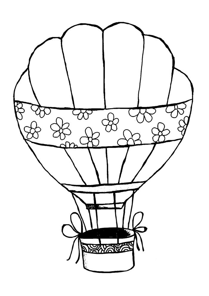 Balloon coloring pages free personalizable coloring pages