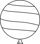 Balloons coloring pages free printable pictures