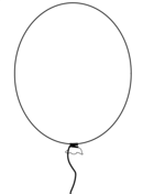 Balloons coloring pages free printable pictures