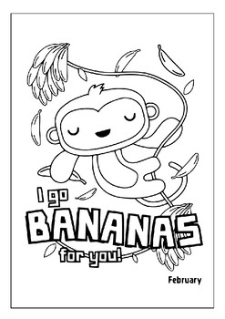 A colorful adventure printable banana coloring pages collection for kids pdf