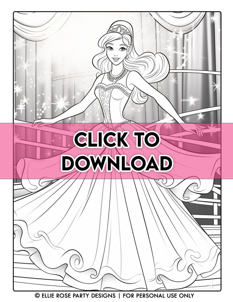 Free barbie coloring pages the ultimate collection
