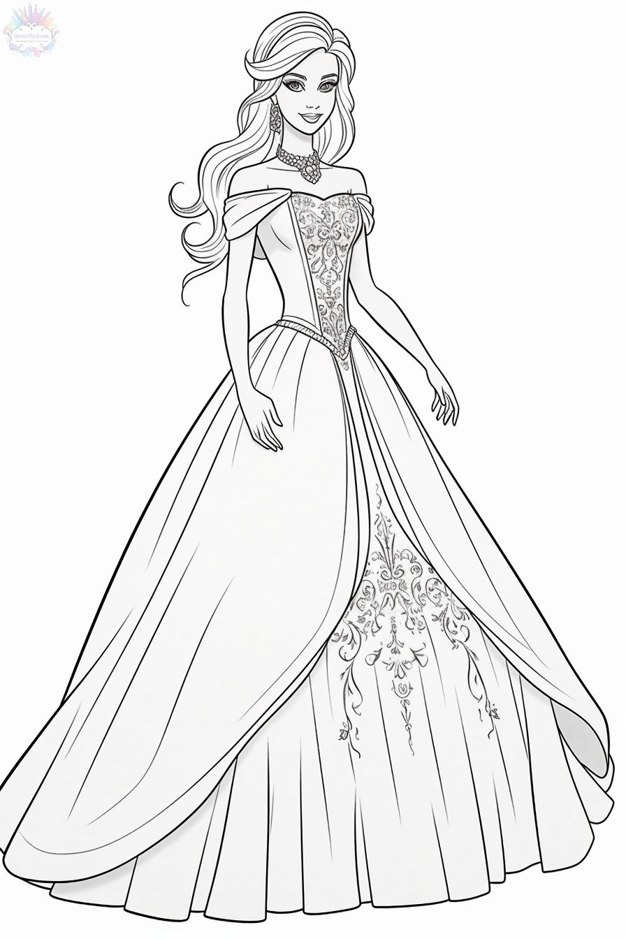 Barbie coloring pages