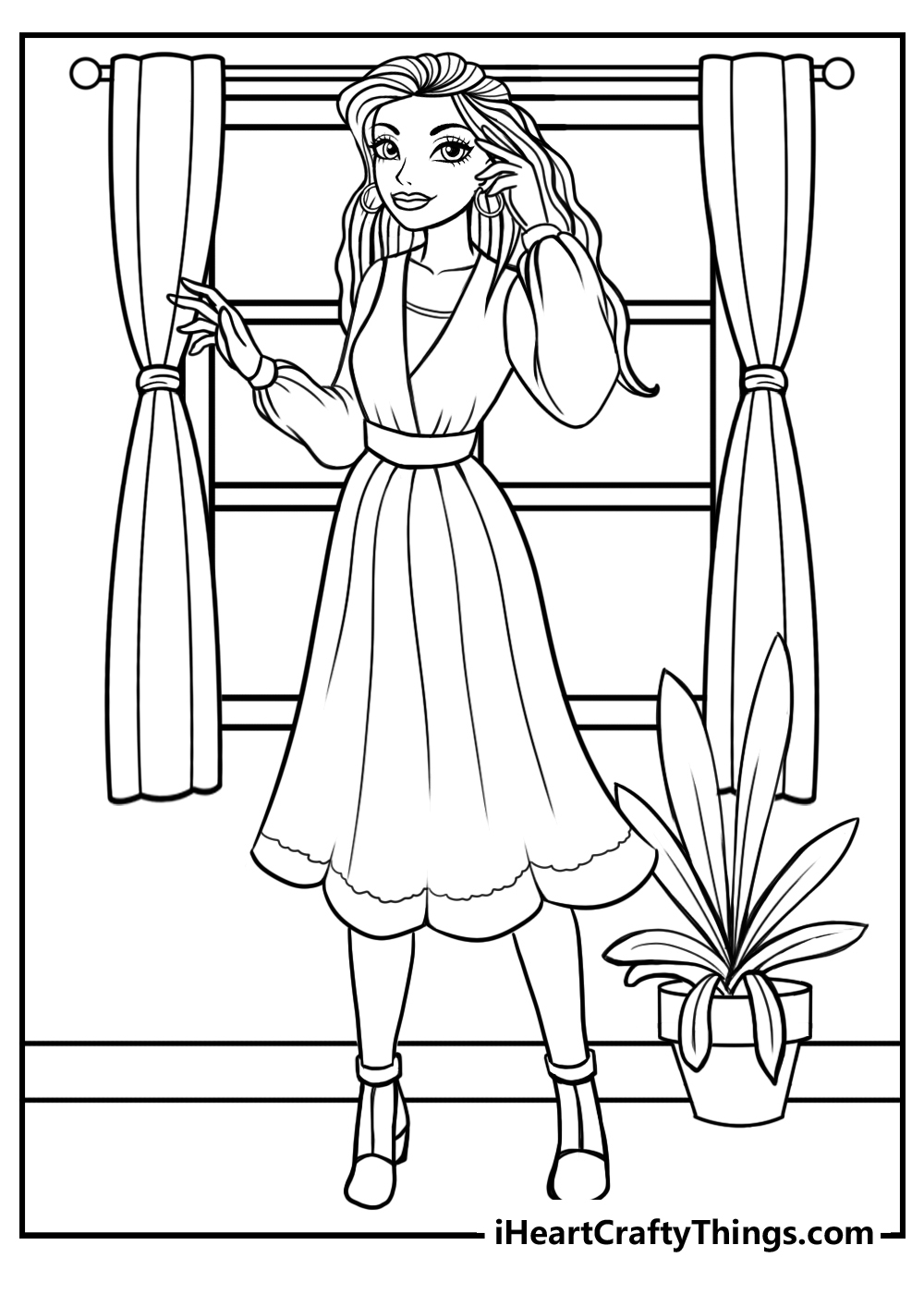 Barbie coloring pages free printables